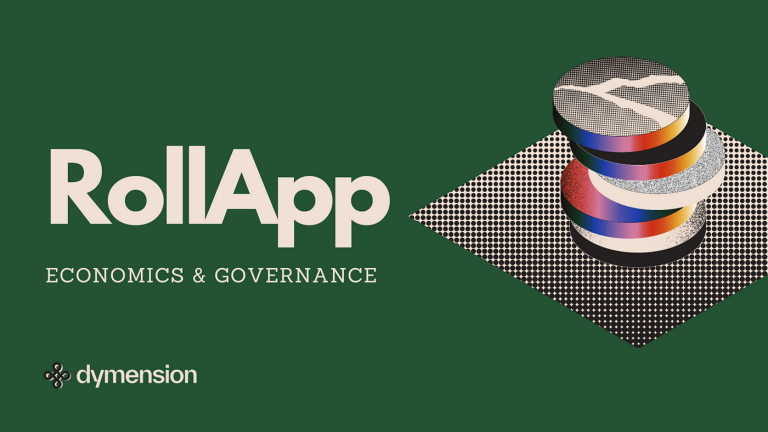 Dymension - RollApp Economics and Governance