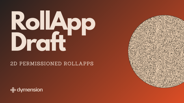 Dymension - The RollApp Draft: Bringing RollApps to Mainnet