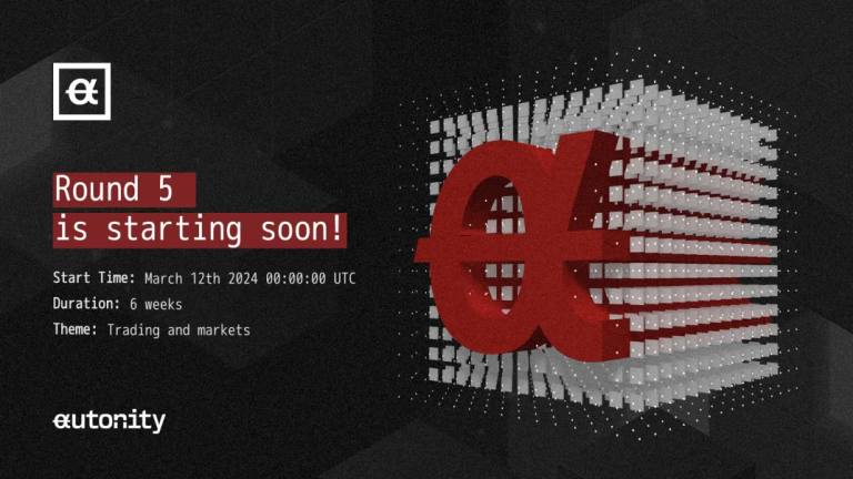 Autonity - Round 5 is starting soon!